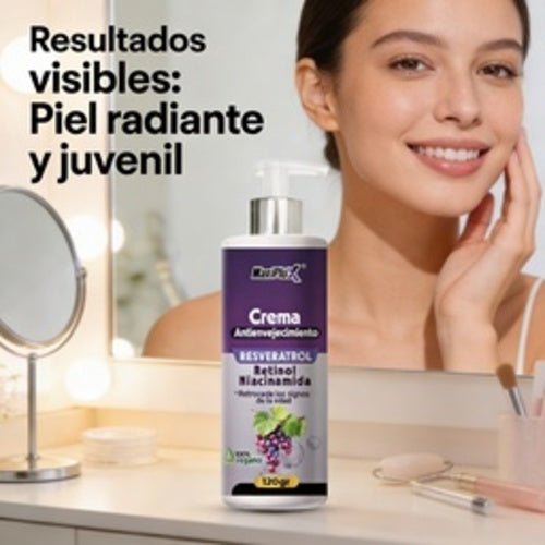 Crema Resveratrol Antienvejecimiento - Mi tienda