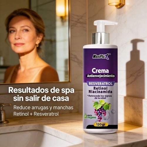 Crema Resveratrol Antienvejecimiento - Mi tienda